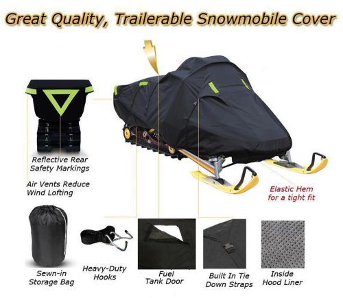 Trailerable snowmobile sled cover polaris 800 indy sp le 2014
