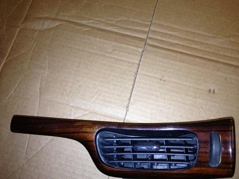 Cadillac seville sls sts wood grain air vent passenger sid 98 99 00 01 02 03 04 