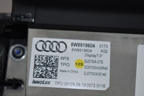 Genuine audi a4 8w a5 f5 display unit multimedia interface mmi 8w8919604 rhd-