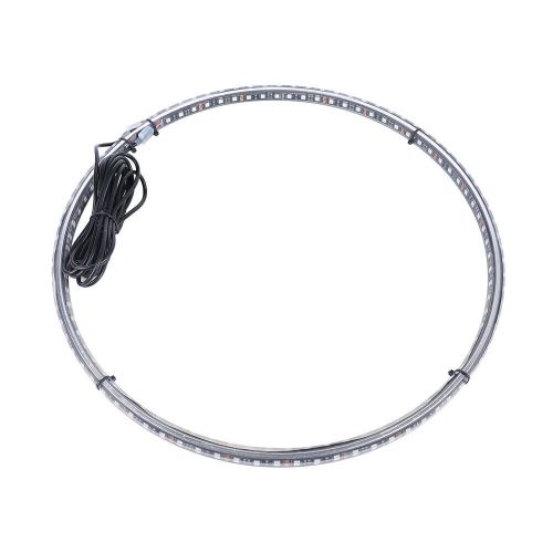 4x17.5'' double row led wheel ring lights bluetooth color rgb  rim lights