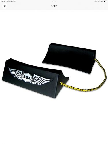 Asa aircraft wheel chocks air classics sealed box, 7 3/4 x 2 1/2 x 4 1/2