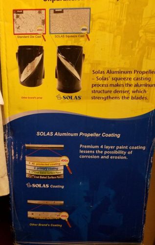 Solas Amita 4 Propeller Fits Volvo - Aluminum, US $159.00, image 2