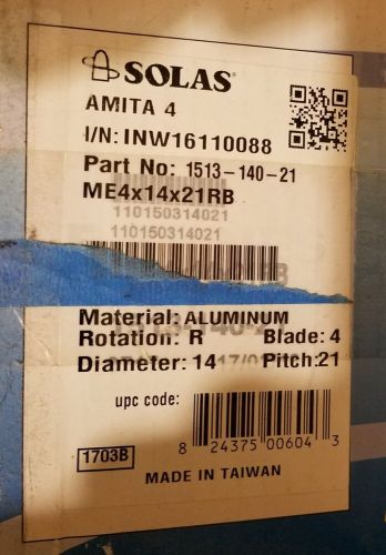 Solas Amita 4 Propeller Fits Volvo - Aluminum, US $159.00, image 4