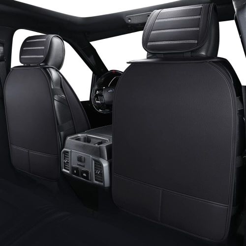 YIERTAI Seat Covers Fit 2009-2024 Ford F150 and 5 PCS Full Set / Black-White, US $186.99, image 2
