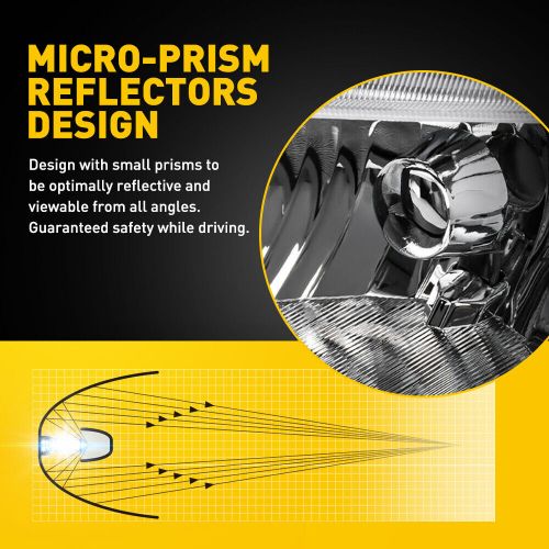 OE Style Black Headlights Assembly Left+Right For 2006-2011 Honda Civic Sedan, US $105.64, image 2