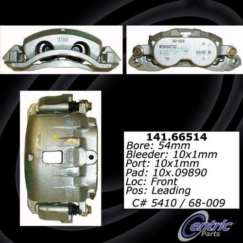 Centric 141.66514 rear brake caliper-premium semi-loaded caliper-preferred