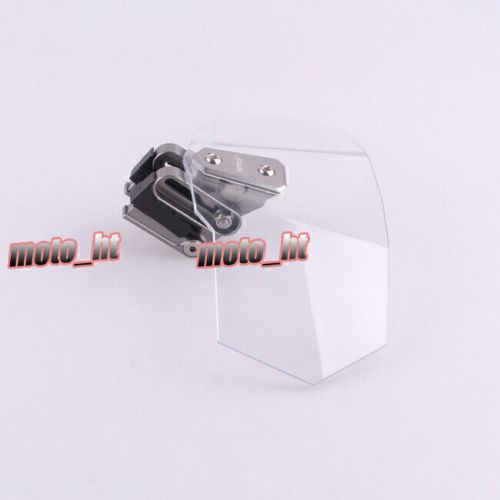 Windscreen Windshield Spoiler Deflector Extension Universal W/ Mounting Clip Kit, US $47.32, image 2