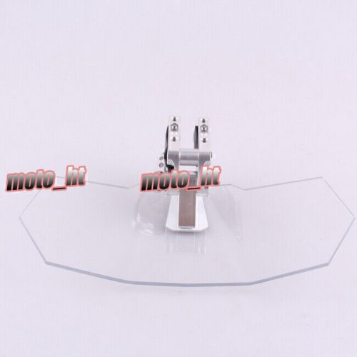 Windscreen Windshield Spoiler Deflector Extension Universal W/ Mounting Clip Kit, US $47.32, image 3