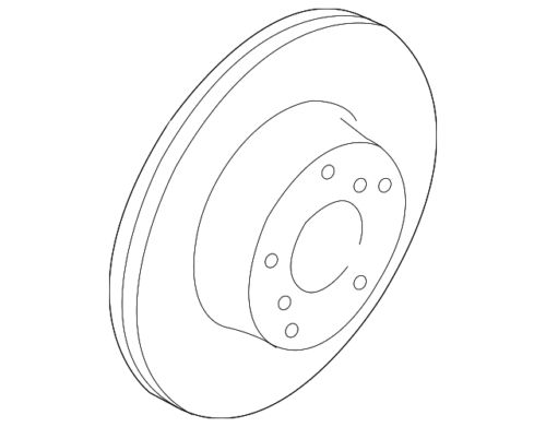 Genuine Subaru Disc Brake Rotor Front 26300AL03A, US $88.83, image 3