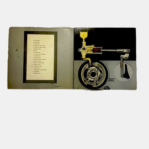 VINTAGE 1940"s WW2 ERA Hydraulic Brake Aviation Training Demonstrator Book Rare, US $36.00, image 5