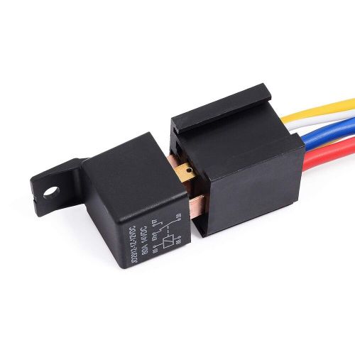 EHDIS 2 Packs Car Relay with Harness Truck Motor Heavy Duty 5-Pin 80A 12V..., US $18.56, image 2
