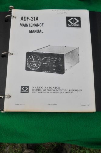 Vintage Narco ADF-31 Maintenance Manual, US $40.00, image 10