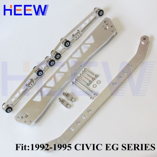 CONTROL ARM LCA BILLET SUBFRAME REAR BRACE TIE BAR FOR HONDA CIVIC 92-95 EG BWR, US $133.90, image 4