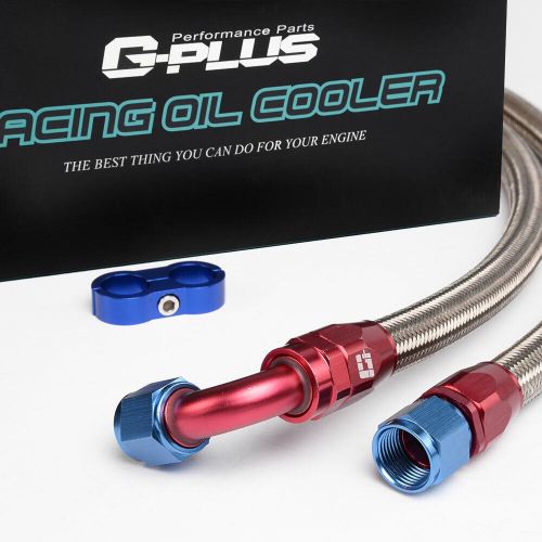 Fit for 15 row universal engine transmission aluminum an-10 oil cooler blue-g