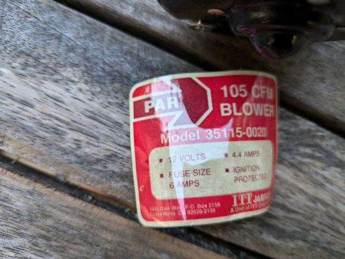 Jabsco 35115-0020 Flangemount 3" 12V Marine Blower 105 CFM 3" Output Boat Bilge, US $55.95, image 2