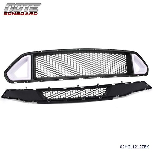 NEW FIT FOR 18-21 FORD MUSTANG TURN SIGNAL LED DRL LIGHT UPPER & LOWER GRILLE, US $71.67, image 12