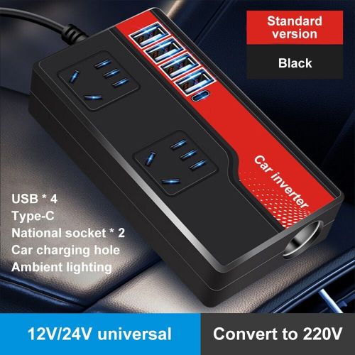 Car Power Inverter DC12V/24V To DC220V Auto Power Converter Car Power Adapters, US $19.65, image 3