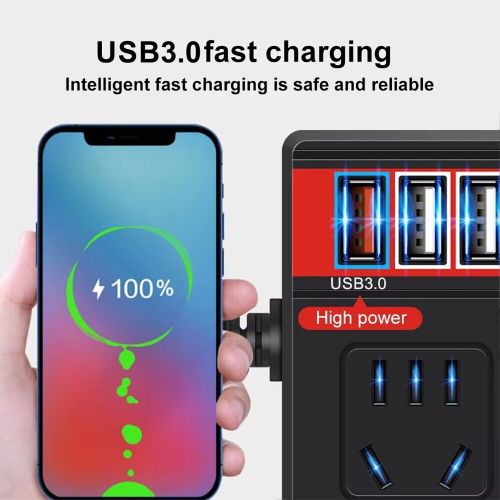 Car Power Inverter DC12V/24V To DC220V Auto Power Converter Car Power Adapters, US $19.65, image 6