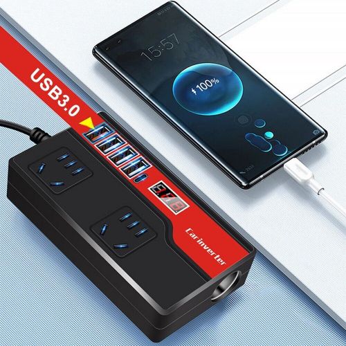 Car Power Inverter DC12V/24V To DC220V Auto Power Converter Car Power Adapters, US $19.65, image 10