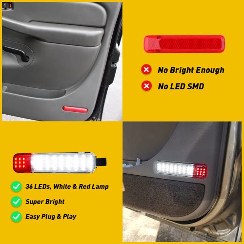 Interior Door Panel Light Courtesy For 99-06 Silverado 1500 2500 3500 HD Pickup, US $16.99, image 8