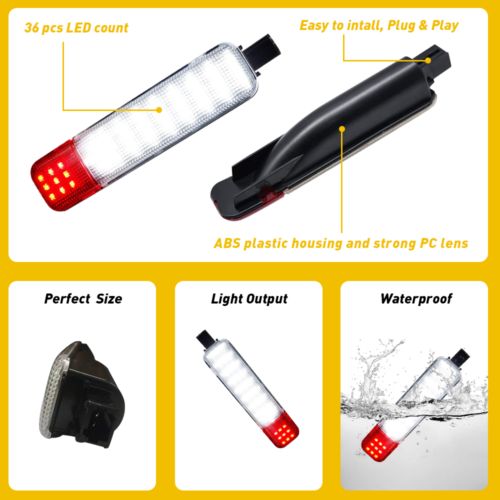 Interior Door Panel Light Courtesy For 99-06 Silverado 1500 2500 3500 HD Pickup, US $16.99, image 17