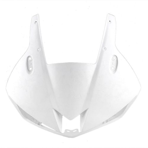 For HONDA CBR500R 13-15 White Unpainted Upper Front Headlight Nose Cowl Fairing, US $111.45, image 2