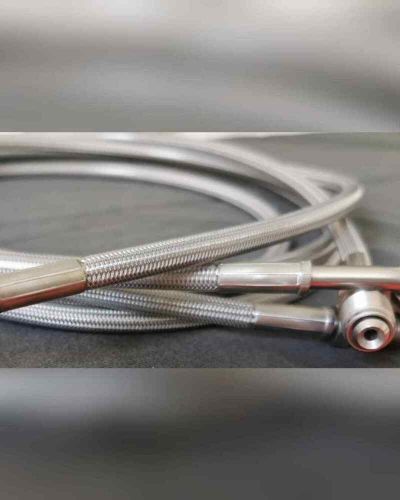 Porsche 911 997 Stainless Braided Brake Line Kit. Rear Hard Pipe Replacement, US $, image 4