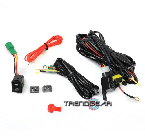 Bumper driving fog lights lamp chrome left+right w/8k hid kit for 08 09 10 rogue