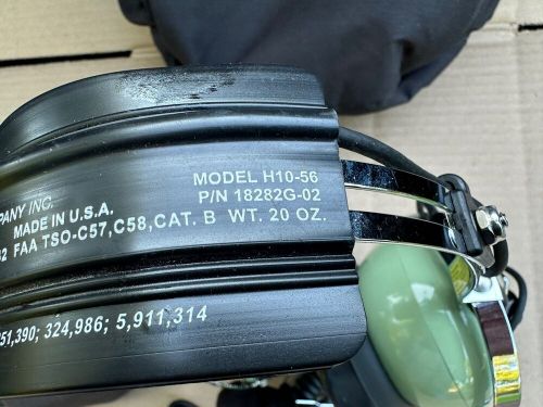 David Clark H10-56 Aviation Headset with Microphone, pre-owned, Excellent, US $75.00, image 23