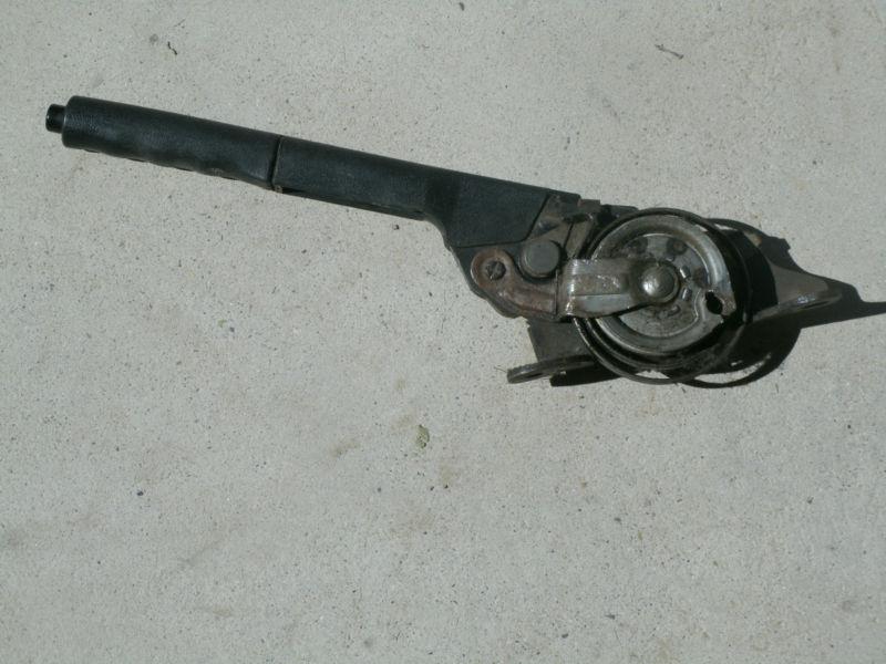 87-93 ford mustang gt auto convertible emergency e brake assembly handle parking