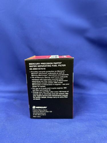 NEW/OEM Mercury Verado L6 FuelFilter 200HP Thru 400 HP - P/N: 8M0157616 12 Pack, US $389.52, image 2
