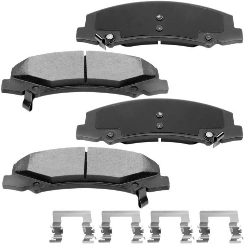 (4) front ceramic brake pads for buick lacrosse lucerne impala monte carlo dts