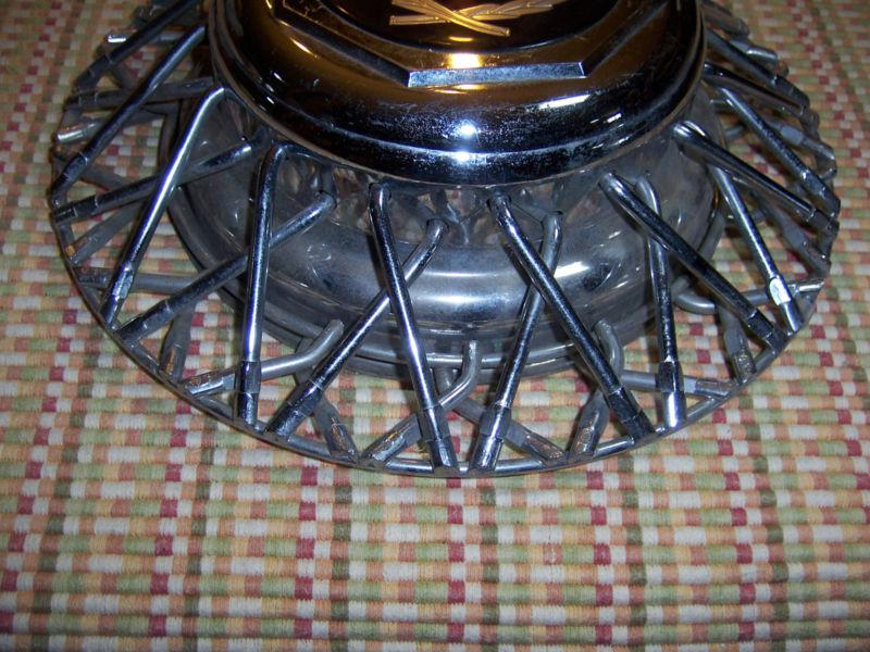 Purchase 2 AMERICAN RACING SIMULATED WIRE WHEEL HUB CAPS & CENTER