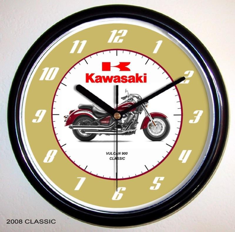 Kawasaki vulcan 900 classic motorcycle wall clock lt choice of 4 models