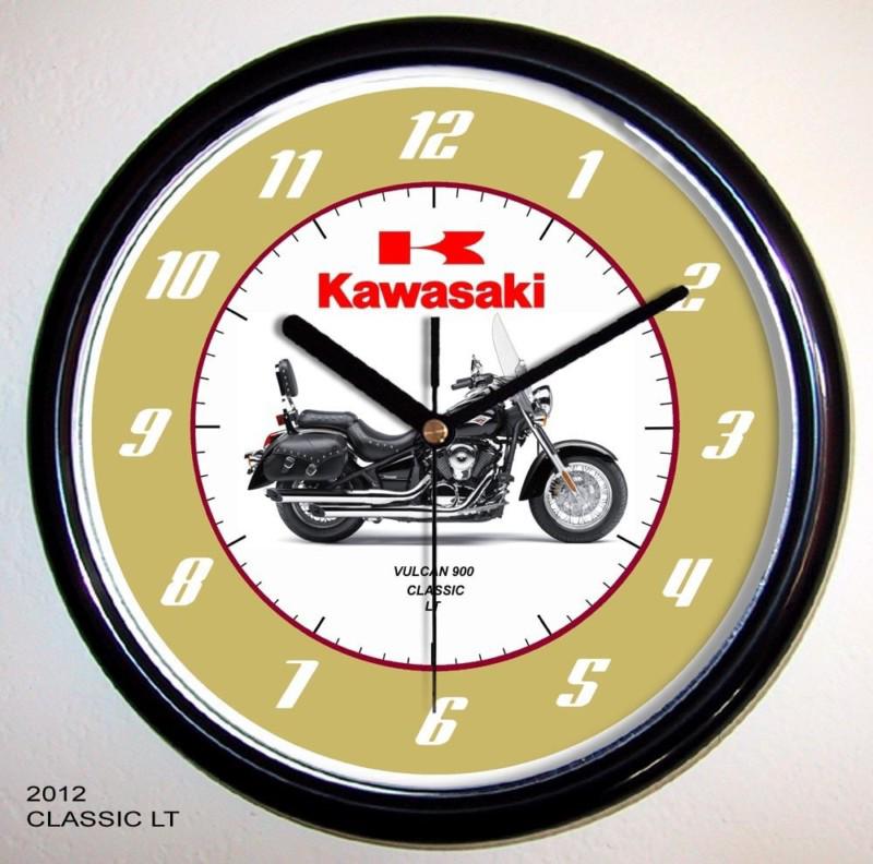 KAWASAKI VULCAN 900 CLASSIC MOTORCYCLE WALL CLOCK LT choice of 4 models, US $21.99, image 3