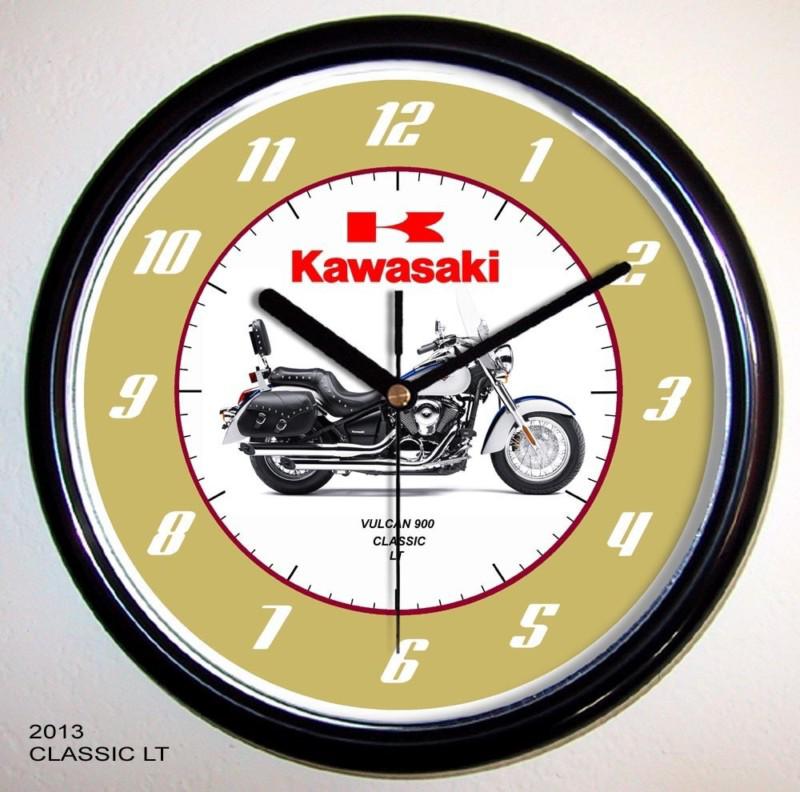 KAWASAKI VULCAN 900 CLASSIC MOTORCYCLE WALL CLOCK LT choice of 4 models, US $21.99, image 4