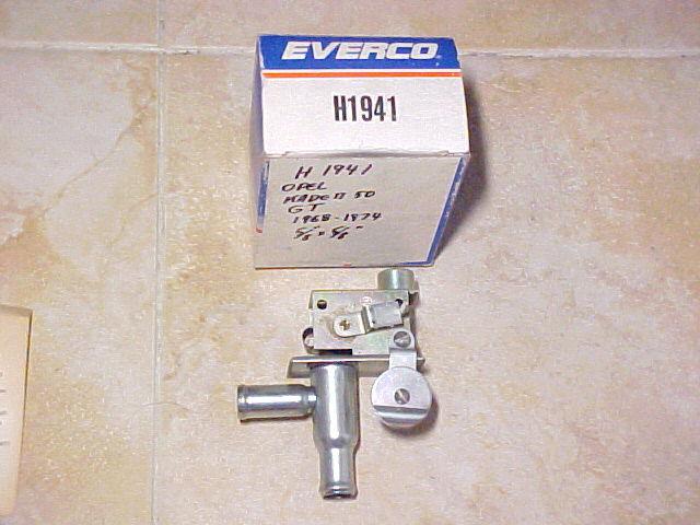 1968-1975 opel manta gt nors everco h1941 heater water valve 5/8' x 5/8"
