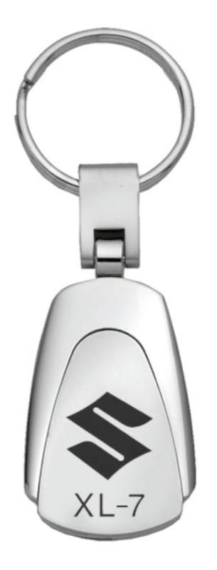 Suzuki xl7 chrome teardrop keychain / key fob engraved in usa genuine