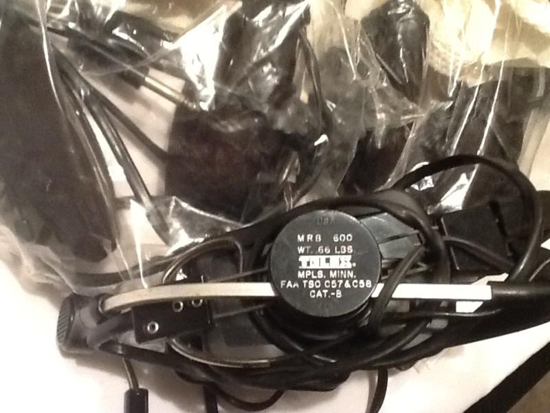  telex headsets ( lot of 5 )