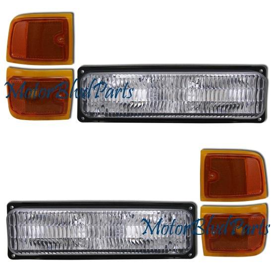 Purchase 9602 SAVANA/RALLY BUMPERS+CORNER/SIGNALS LIGHTS 6 PC in