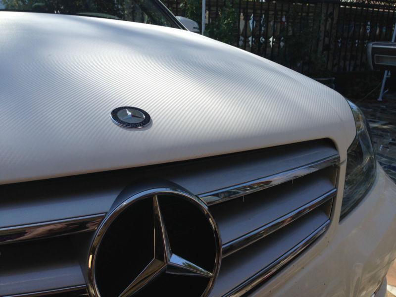 10 ft x 5 ft white 3d carbon fiber vinyl sheet textured wrapping film  