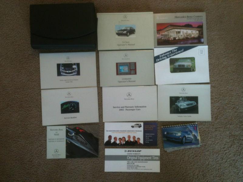 2002 mercedes s-class owners manual 