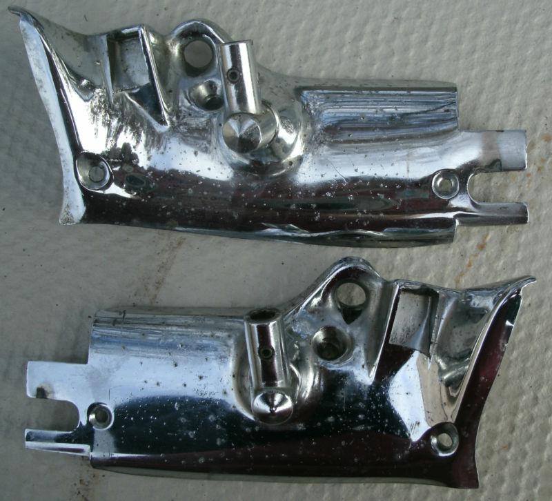 1964 64 65 66 ford mustang convertible visor windsheild header pair latch oem