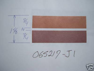 1 5/8 gold rose metallic oem custom pinstripe 065217-j1