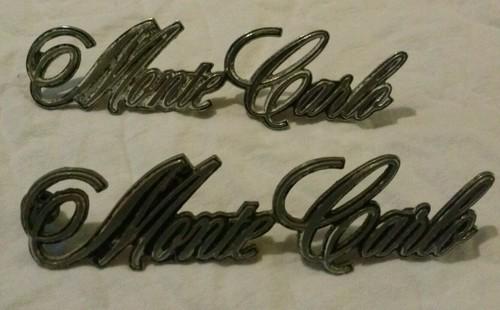 1978-1980  monte carlo fender emblems