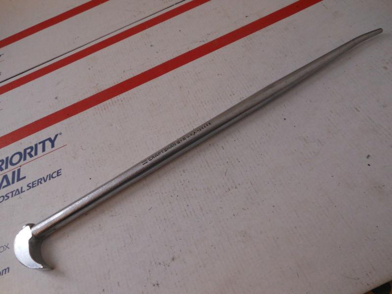 *vintage* craftsman 42892 rolling wedge/ladyfoot prybar- decent shape