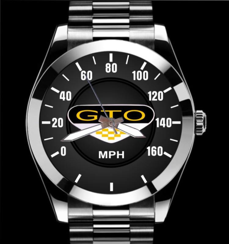 Gto yellow 2004 2005 2006 2007 2008 speedometer pontiac mph stainless watch