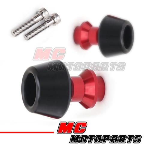 Red protector swingarm spools kawasaki ninja 650r 05 06 07 08 09 10 11 12 13