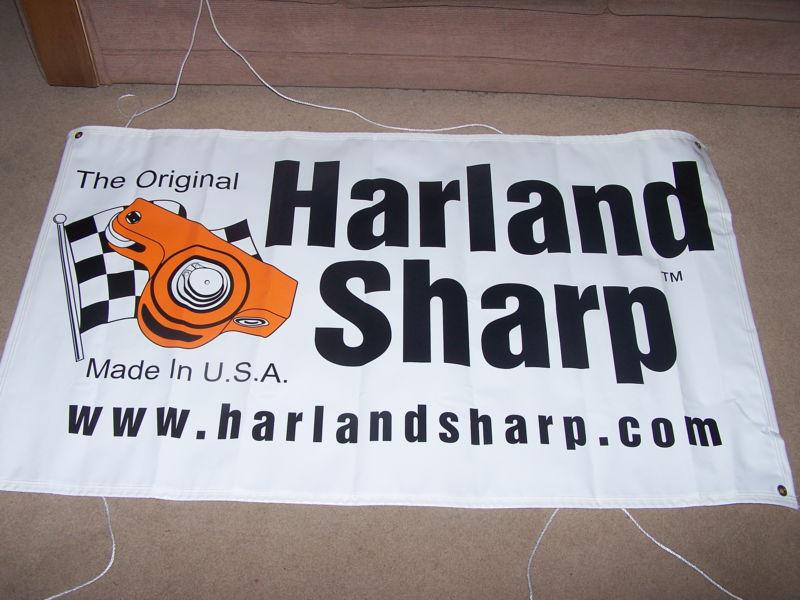5 ft by 3 ft - harland sharp roller rockers -  banner