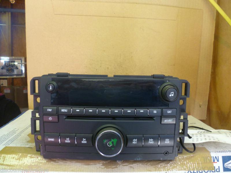 07-11 chevrolet gmc silverado sierra tahoe yukon radio cd player 25974803 *